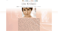 Desktop Screenshot of leahmeyerhoff.com